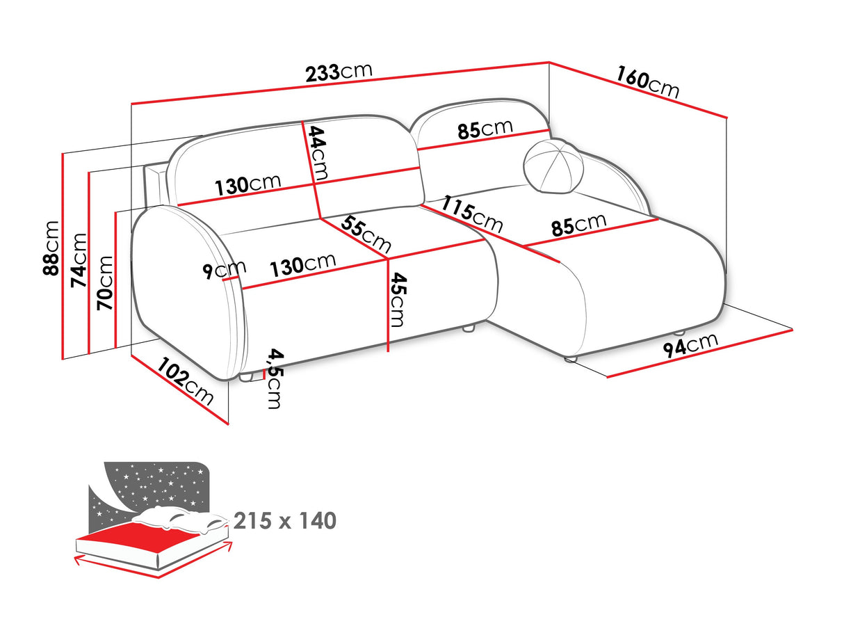 Minkštas kampas 595093