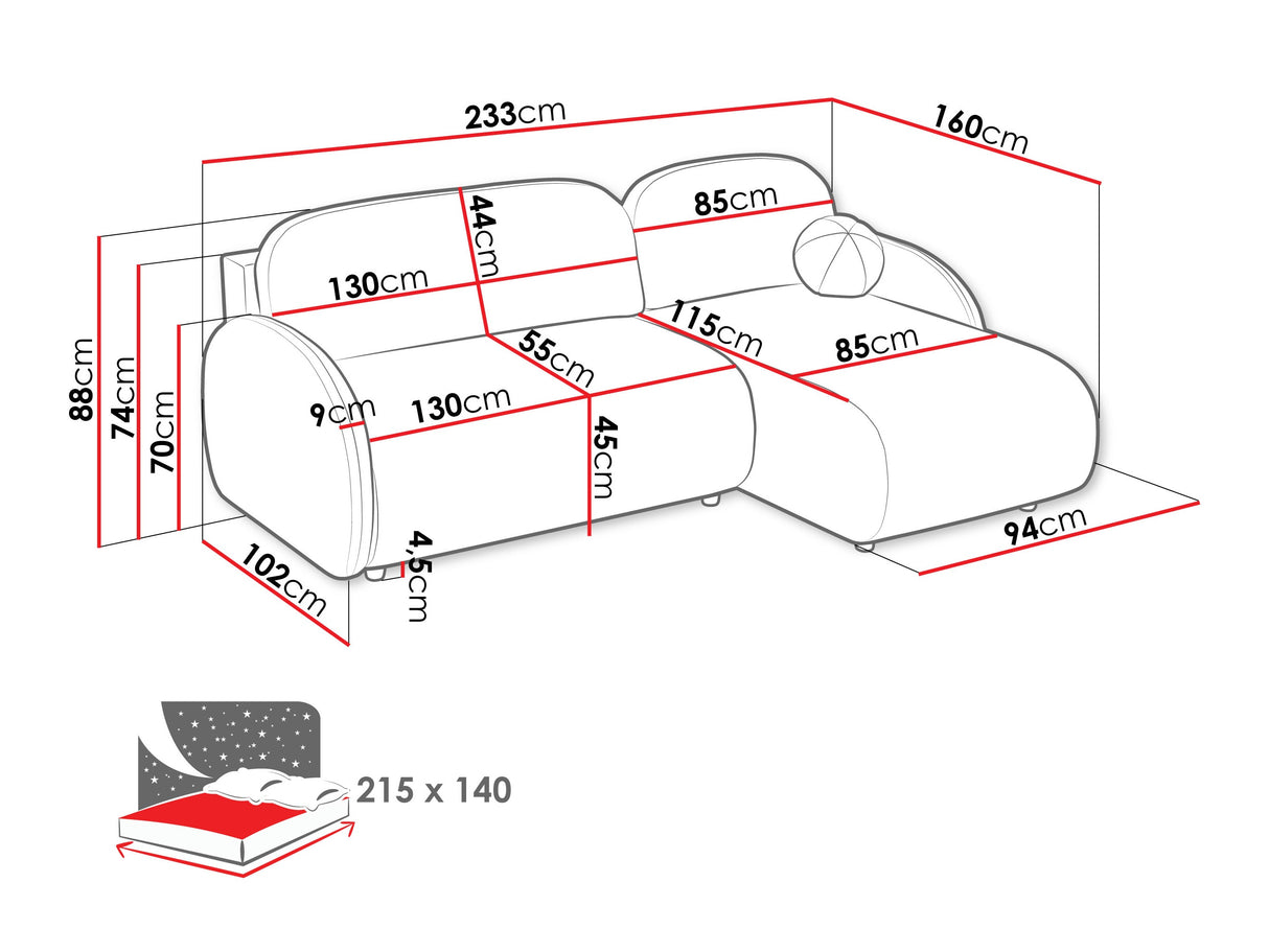 Minkštas kampas 595093