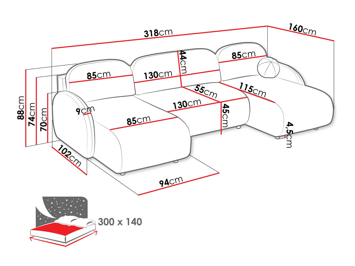 Minkštas kampas 595133