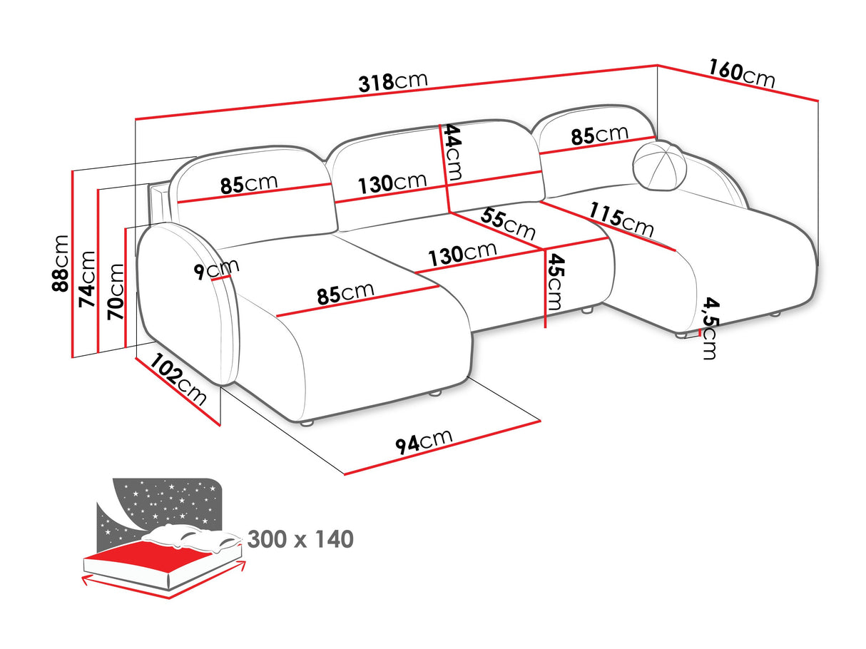 Minkštas kampas 595133