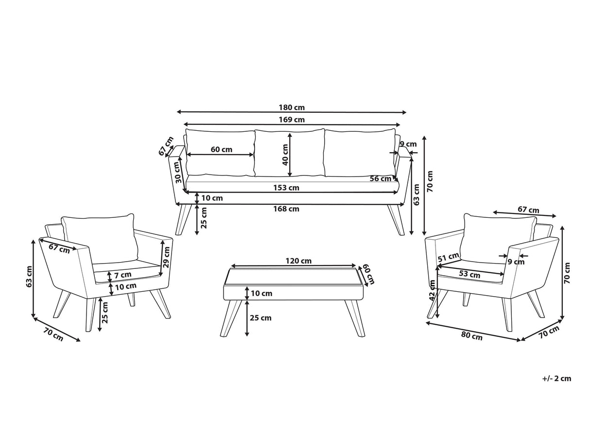 Lauko baldų komplektas 595180