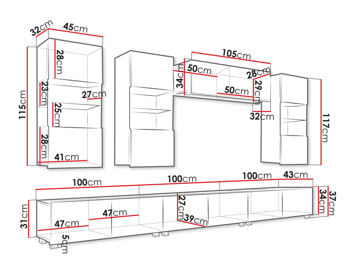 Svetainės komplektas 65945