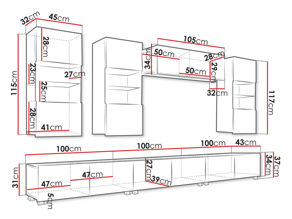 Svetainės komplektas 65945