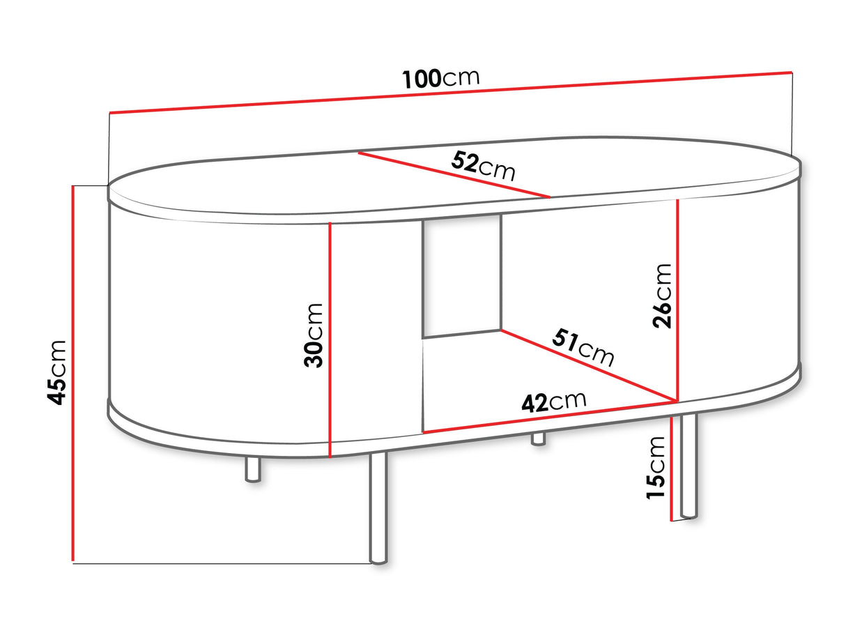 Žurnalinis staliukas 596122