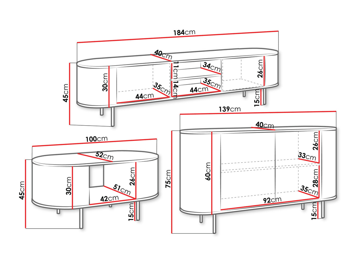 Svetainės komplektas 596132