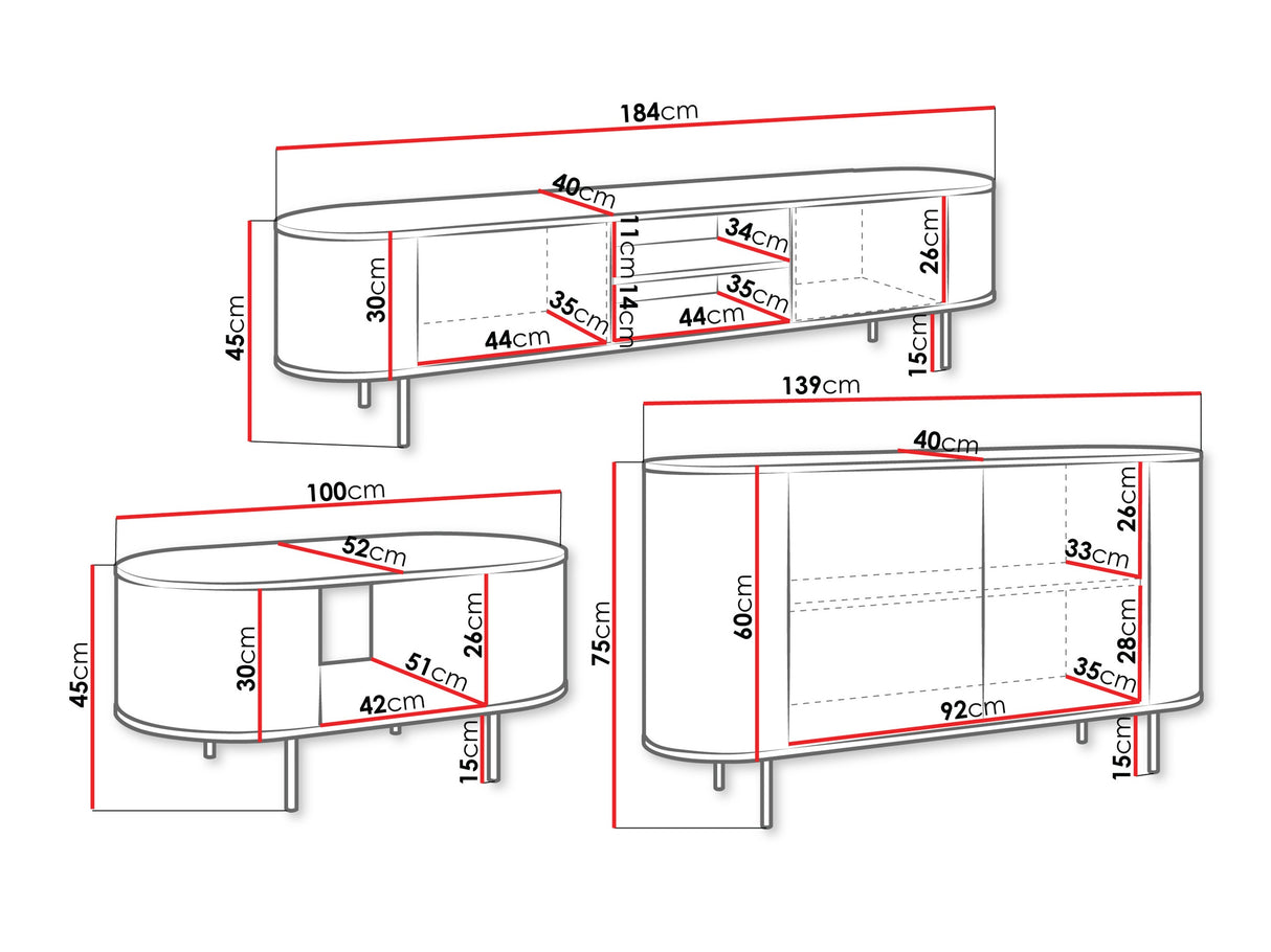 Svetainės komplektas 596132