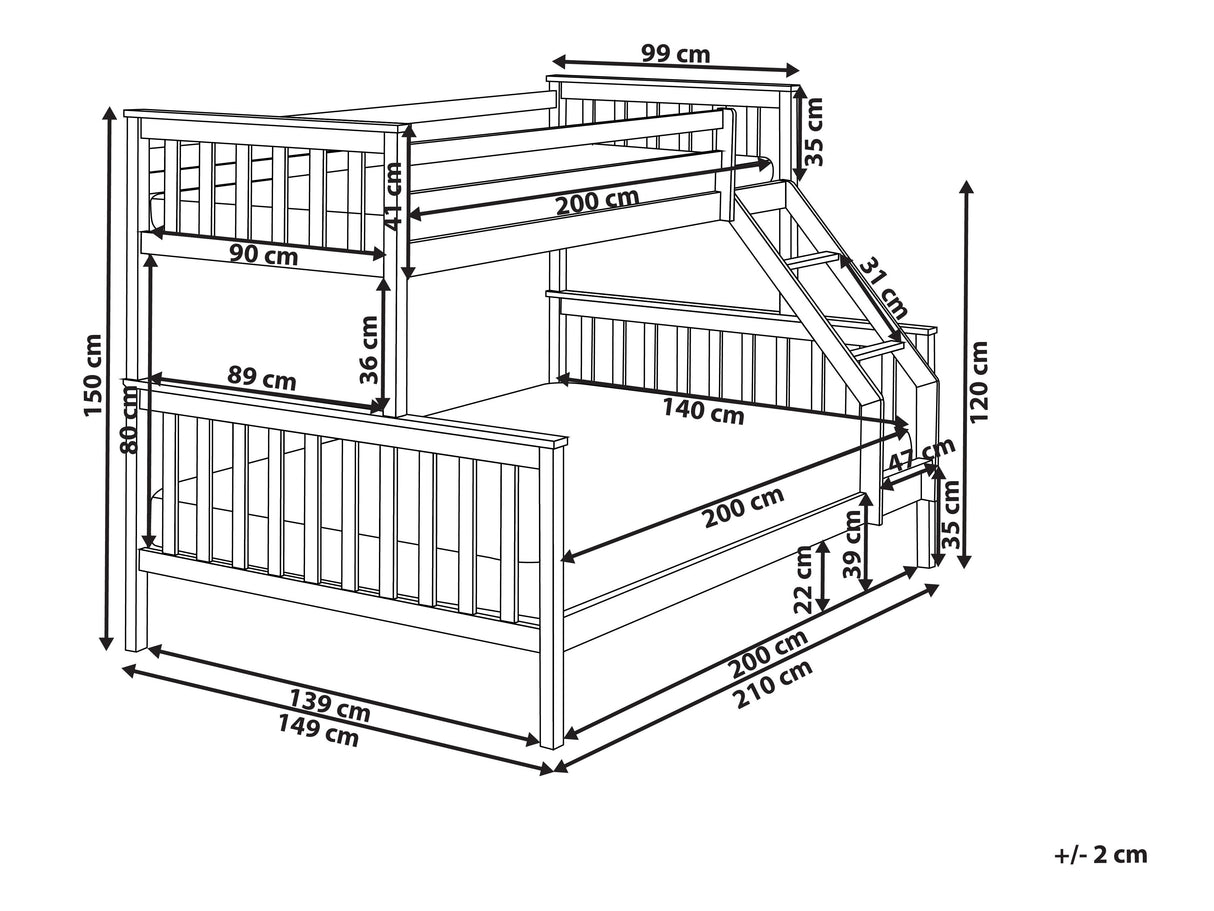 Dviaukštė lova 596168