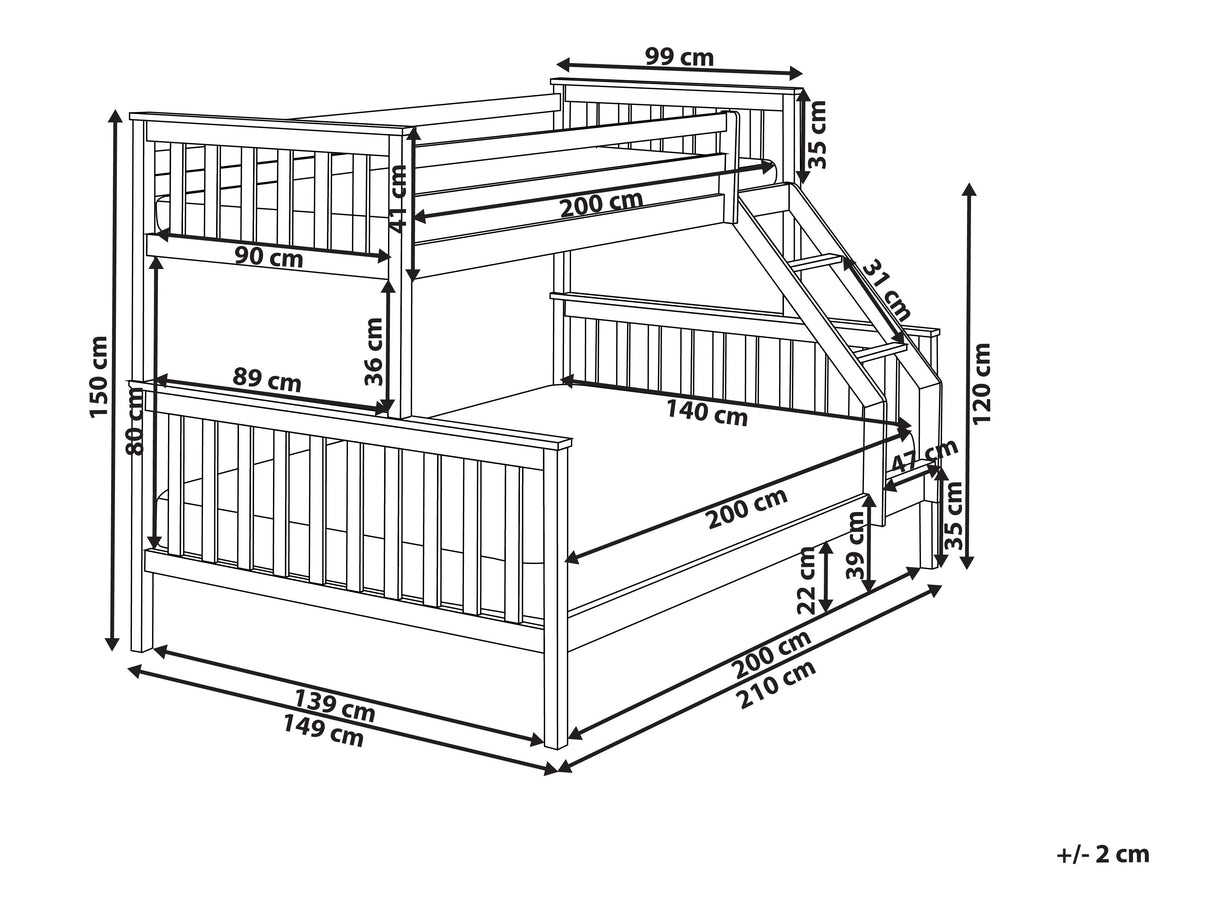 Dviaukštė lova 596168