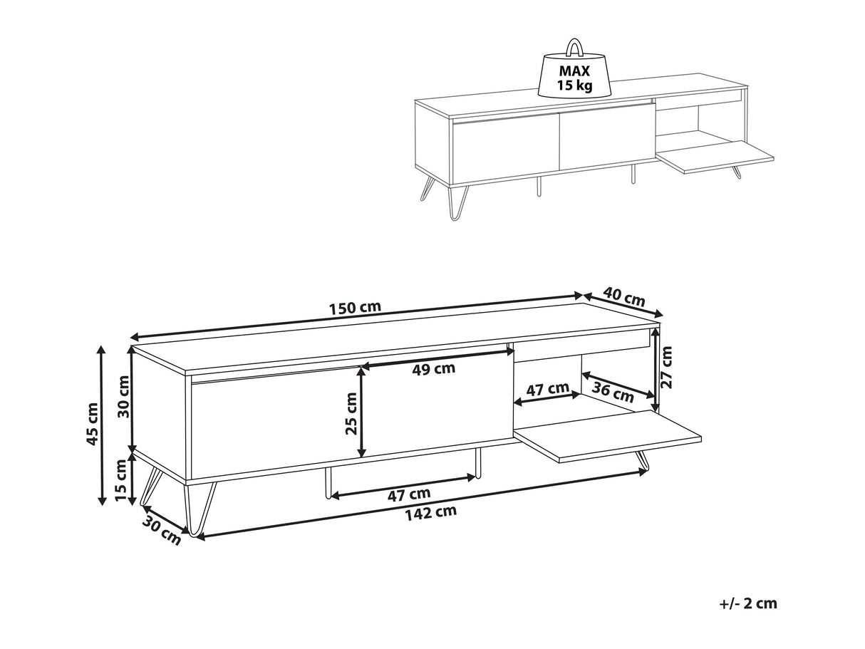 TV staliukas 596200