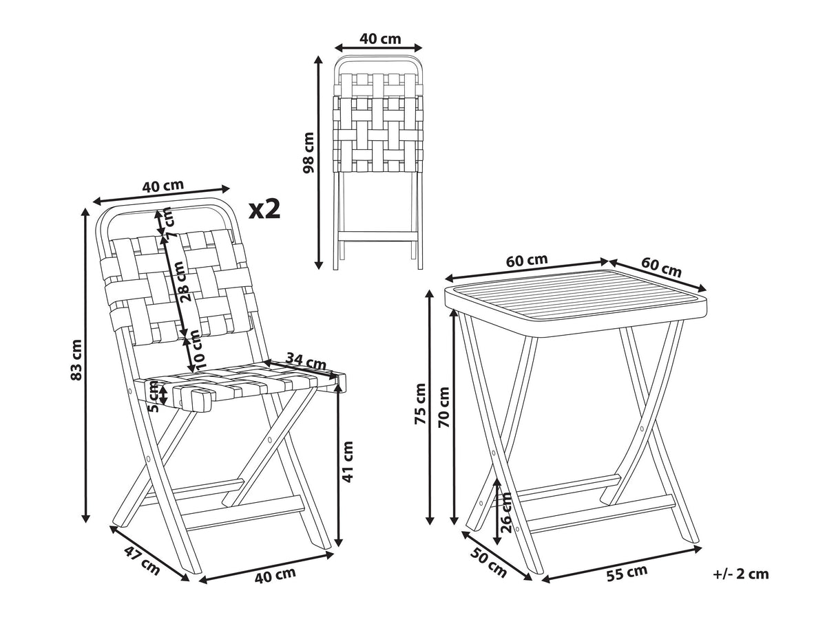 Balkono komplektas 596360