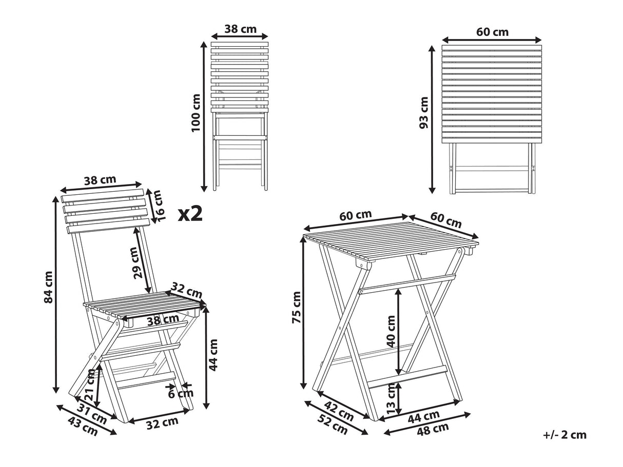 Balkono komplektas 596365