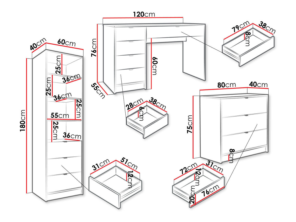 Biuro komplektas 594828