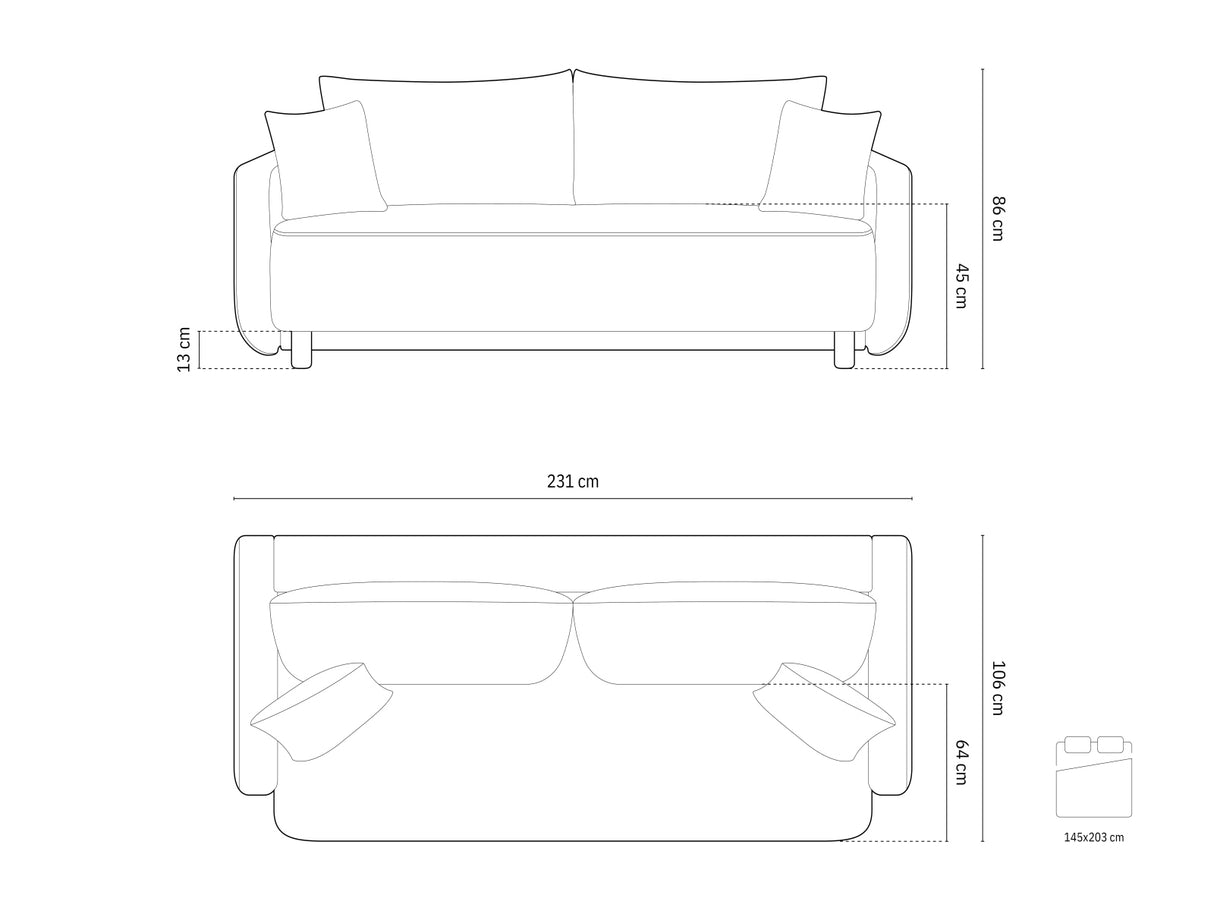 Sofa lova 597152