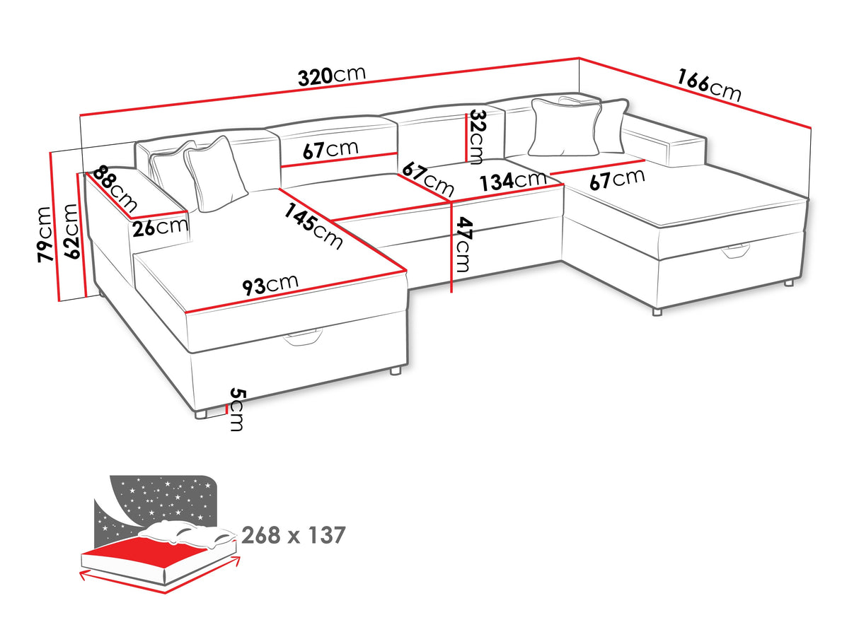 Minkštas kampas 512739
