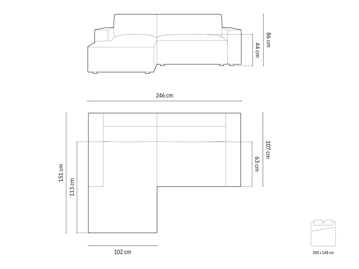 Minkštas kampas 598005