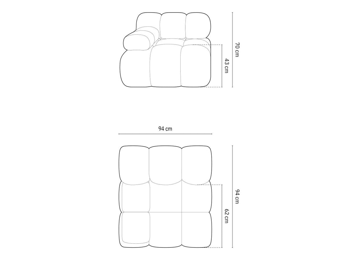 Modulinis fotelis 540154