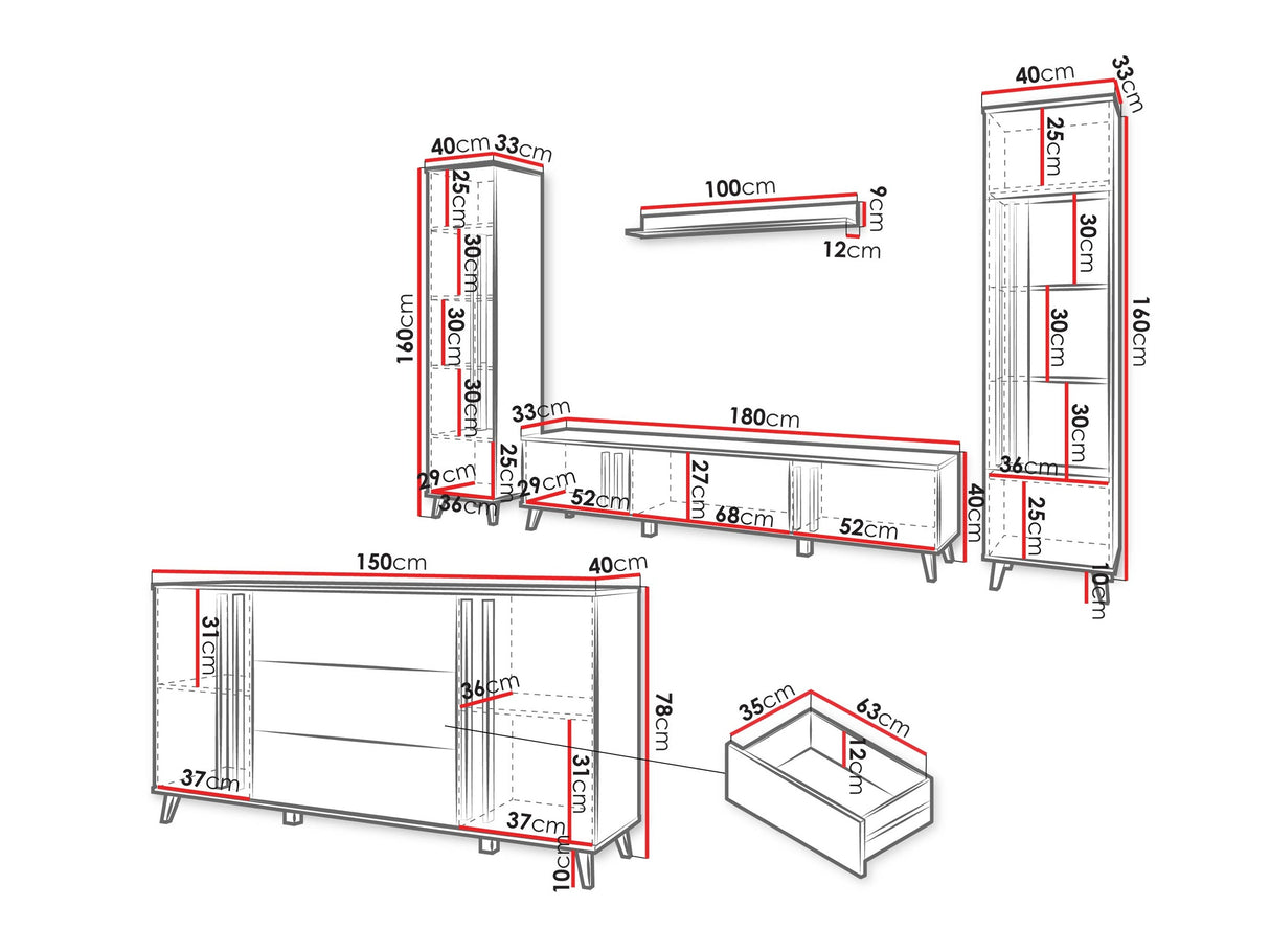 Svetainės komplektas 599035