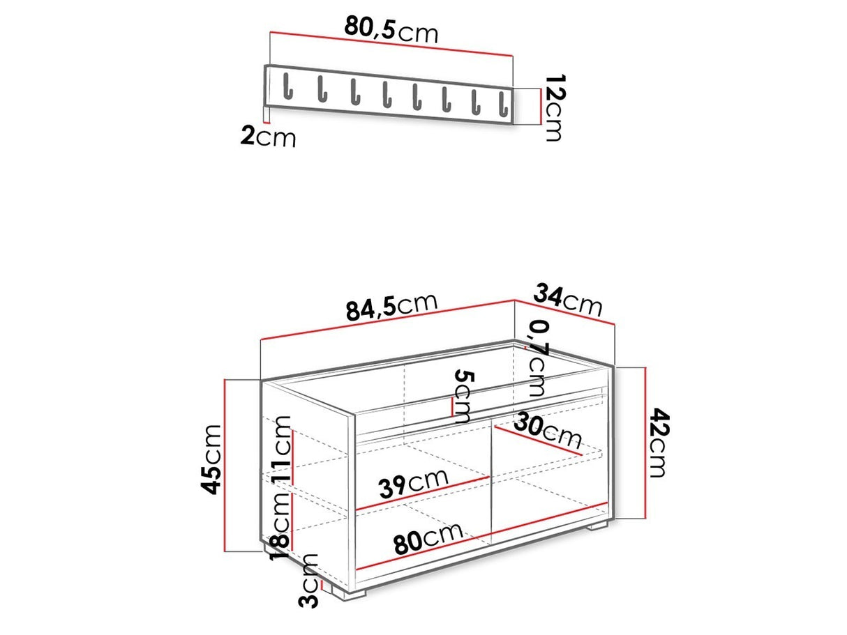 Prieškambario komplektas 301602