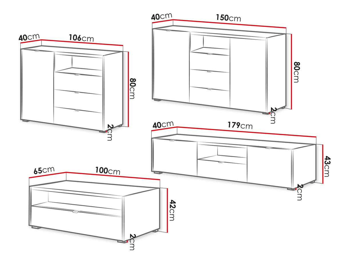 Svetainės komplektas 600057