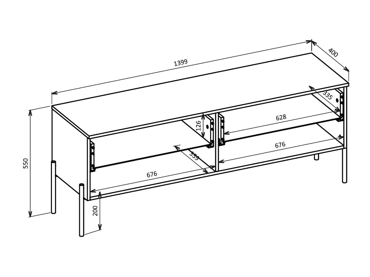 TV staliukas 601505