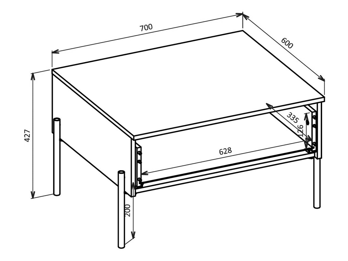 Žurnalinis staliukas 601558