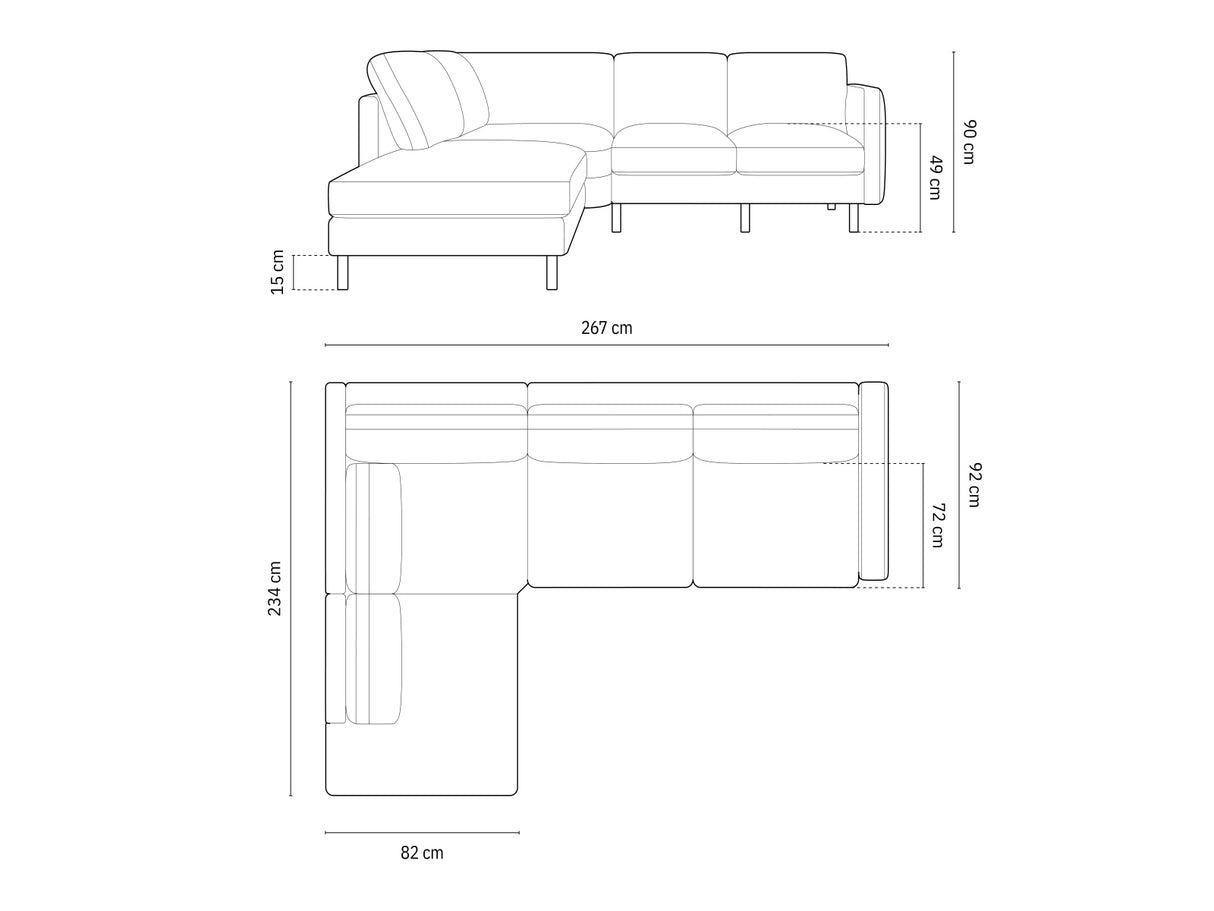 Minkštas kampas 602771