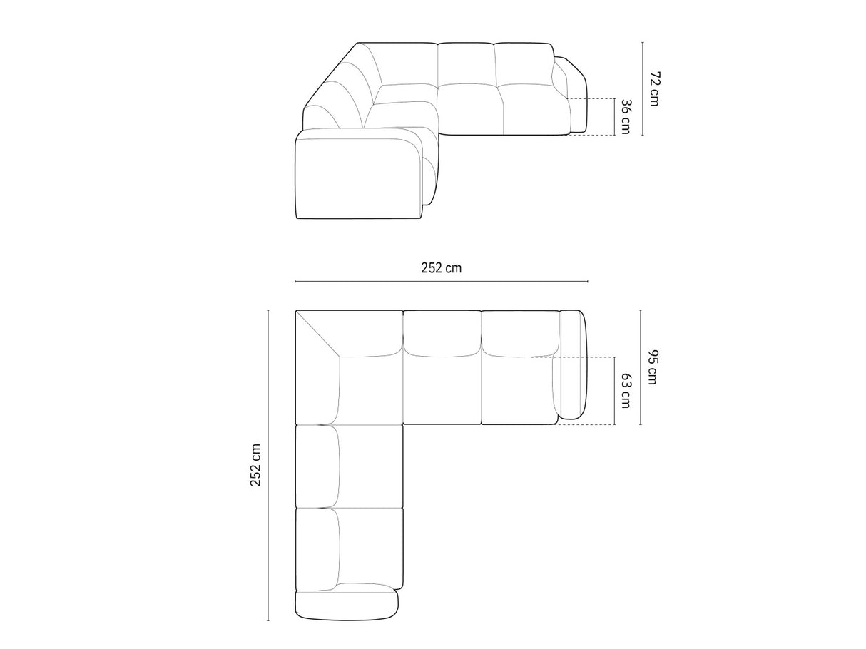 Minkštas kampas 604297