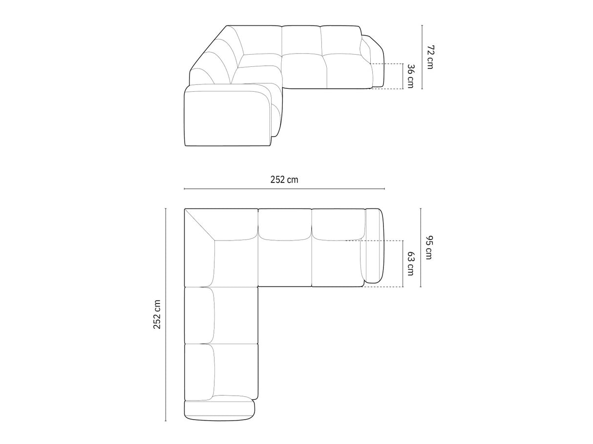 Minkštas kampas 604297