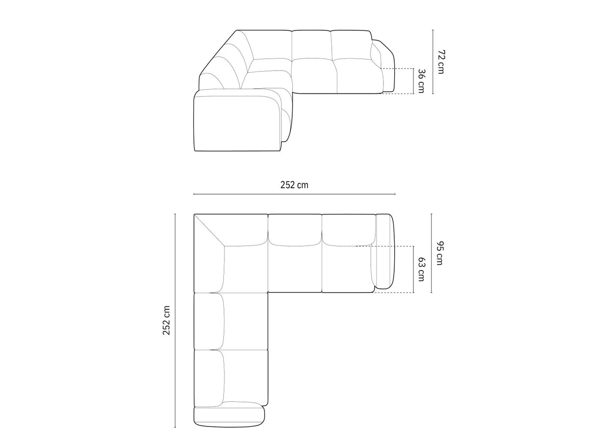 Minkštas kampas 604297