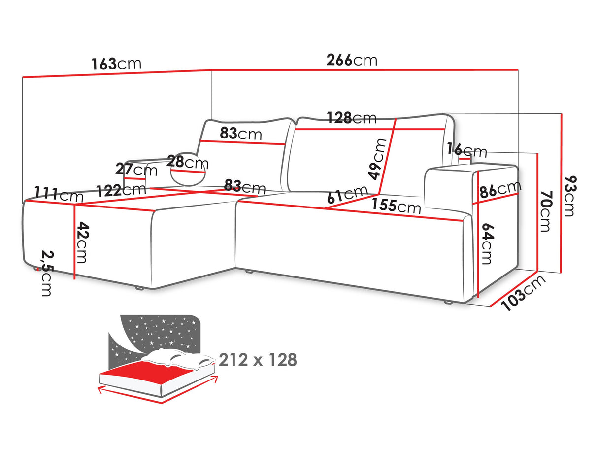 Minkštas kampas 604948