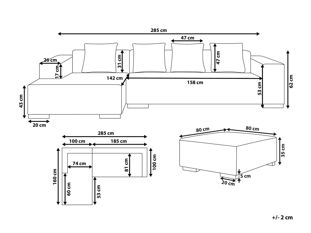 Minkštų baldų komplektas 605331