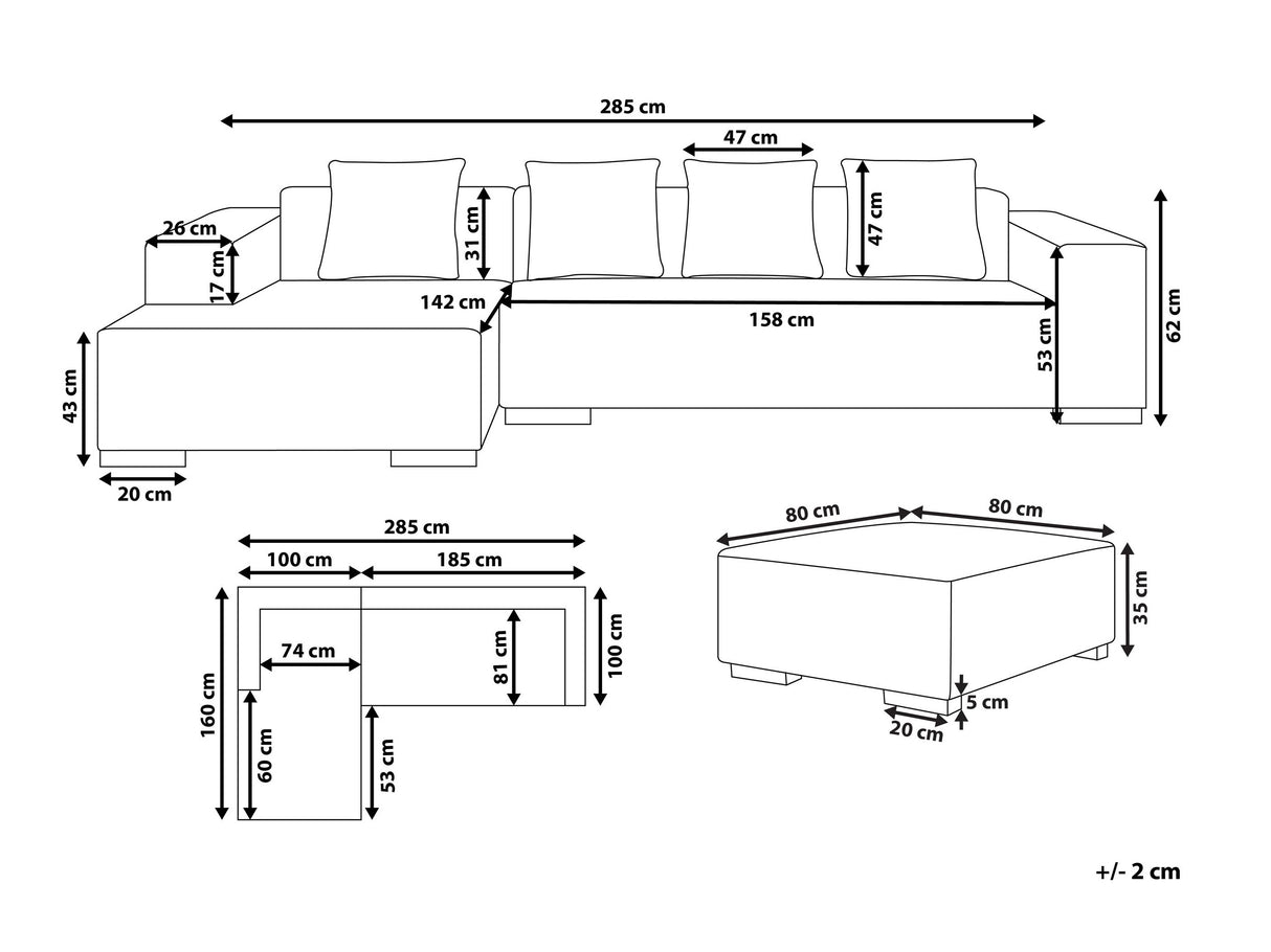 Minkštų baldų komplektas 605331