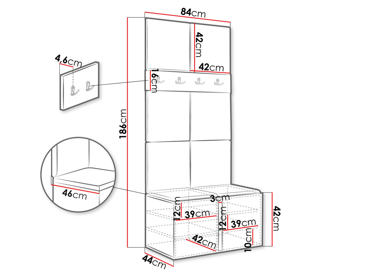 Prieškambario komplektas 421603 4191184