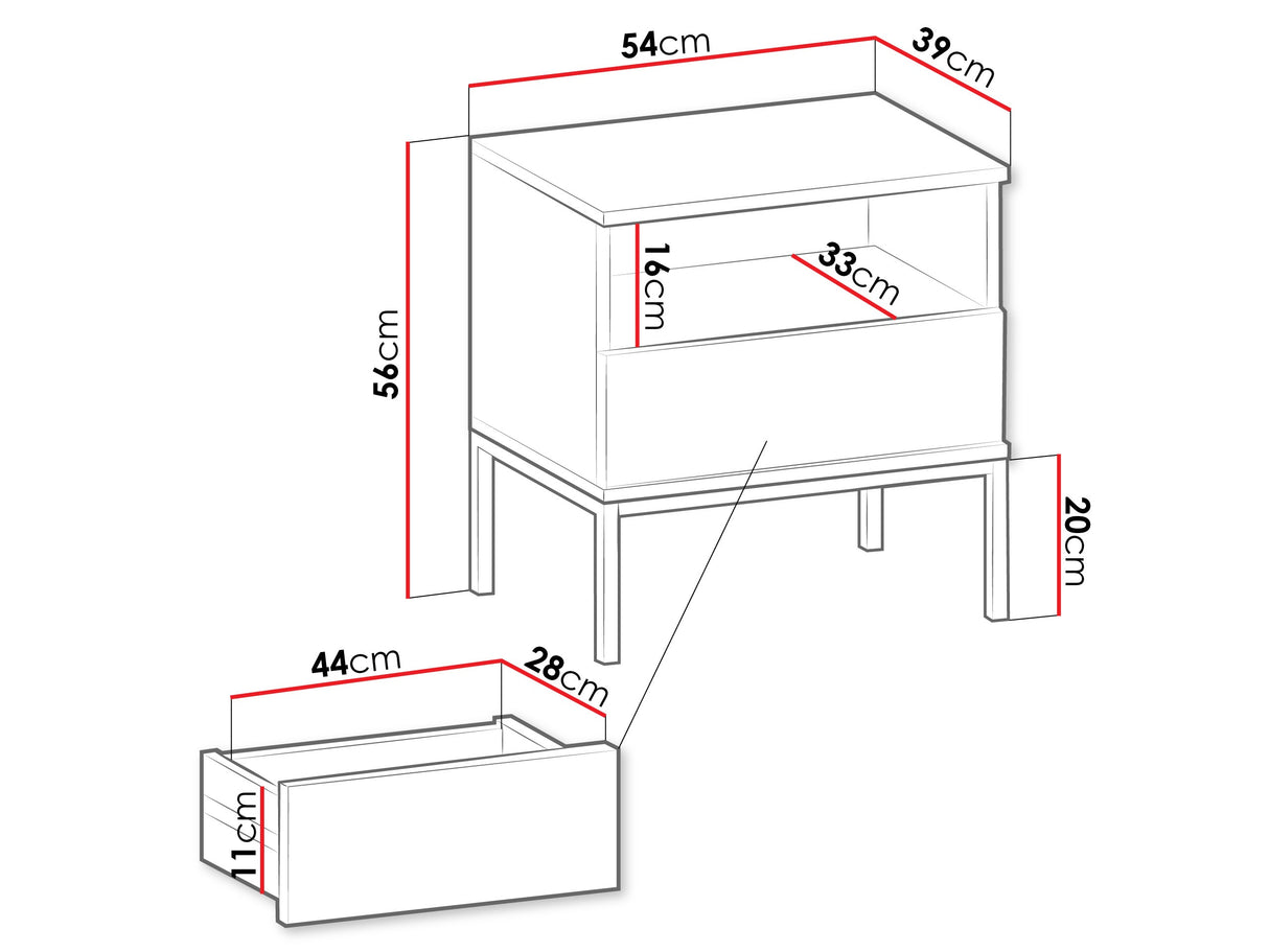 Naktinis staliukas 606662