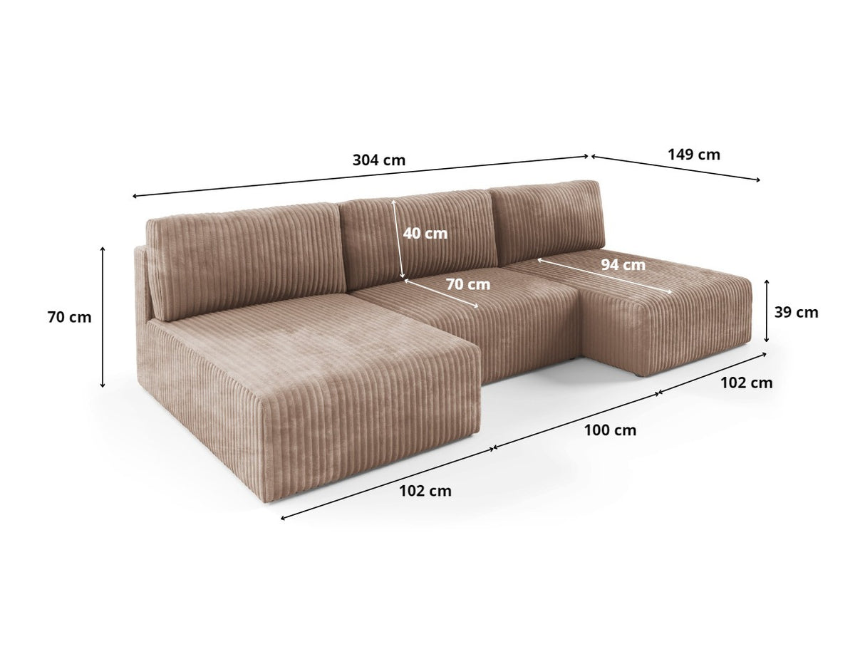Modulinis minkštas kampas 606694