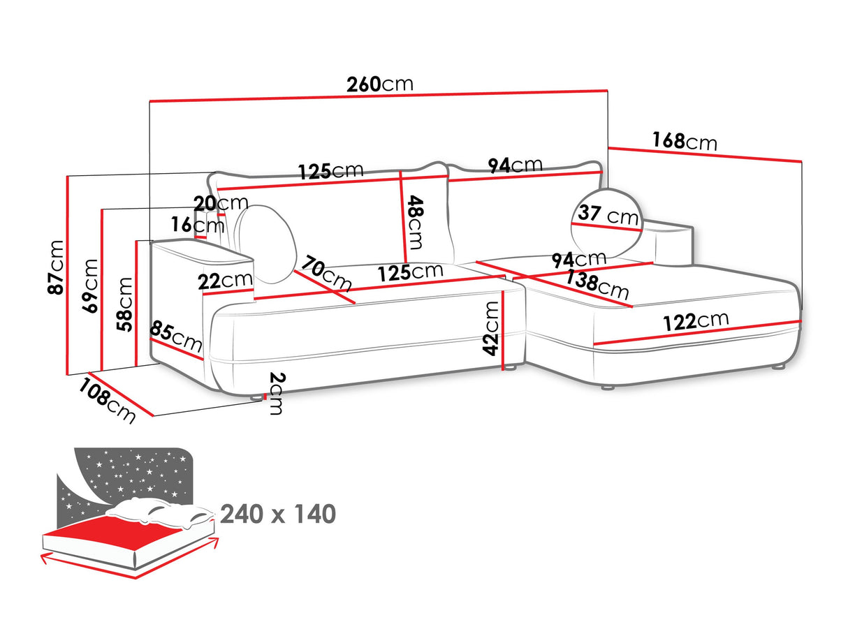 Minkštas kampas 609793