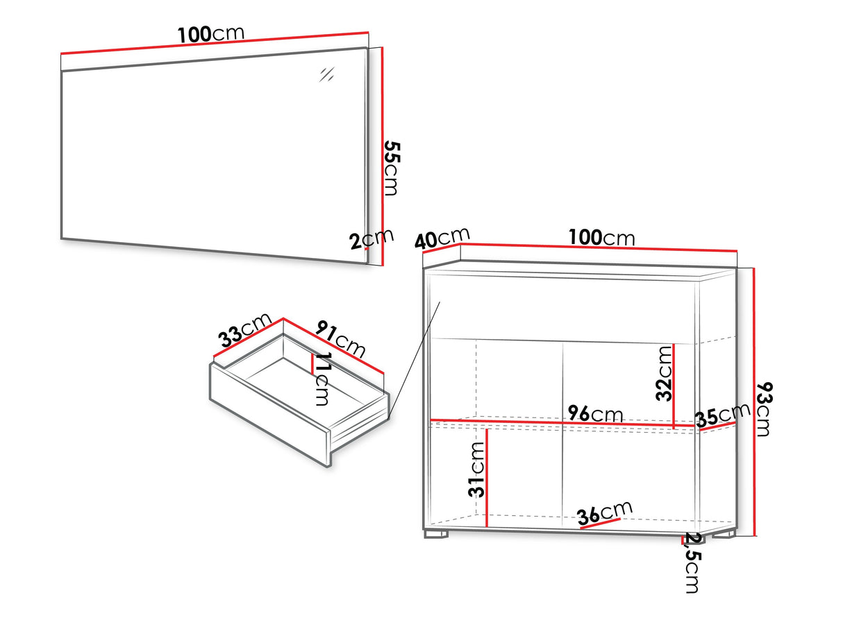 Prieškambario komplektas 574175