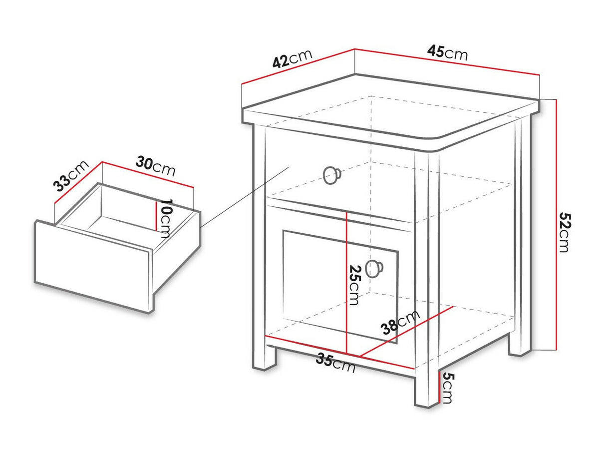Naktinis staliukas 611661