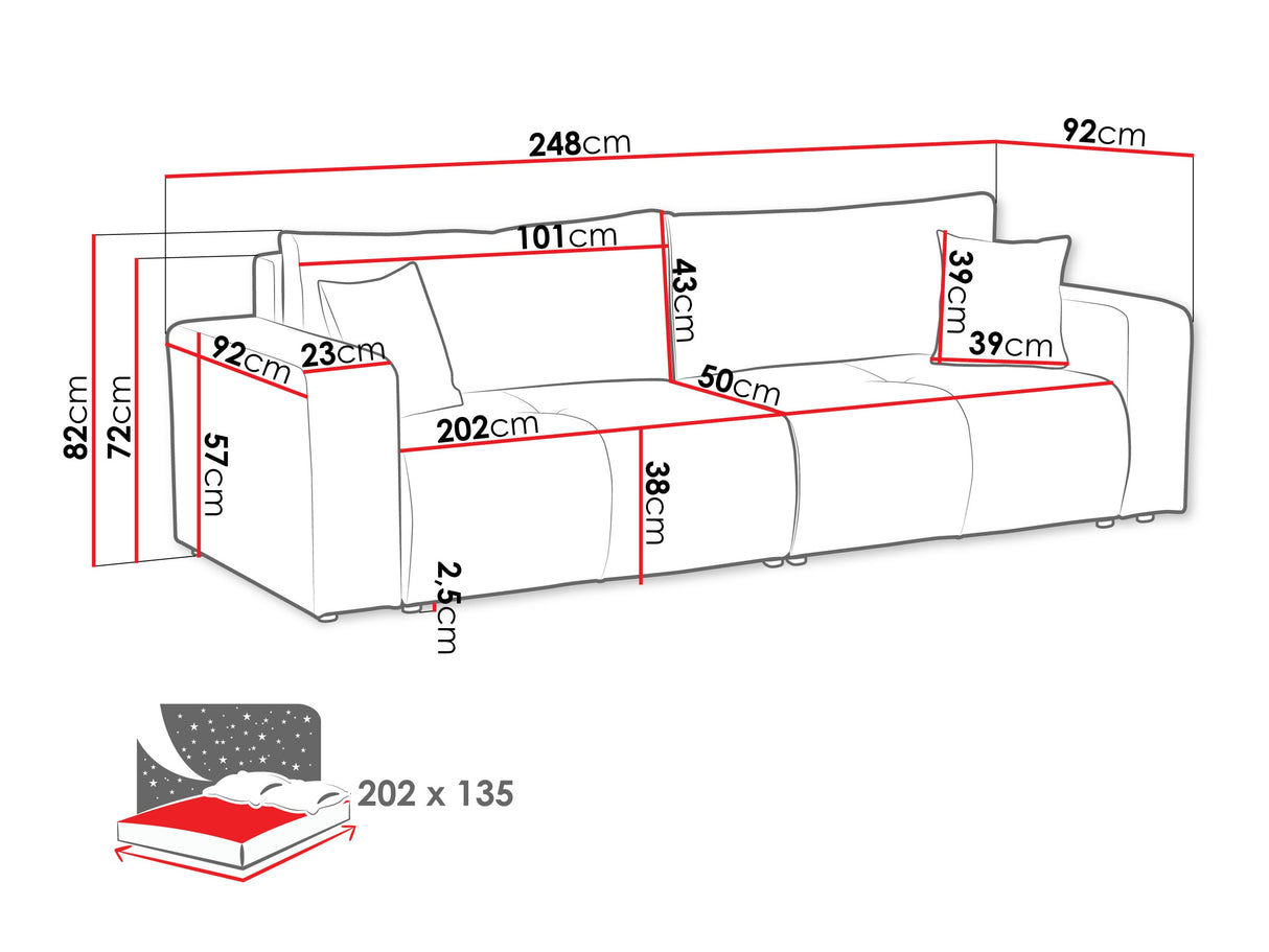 Sofa lova 583971