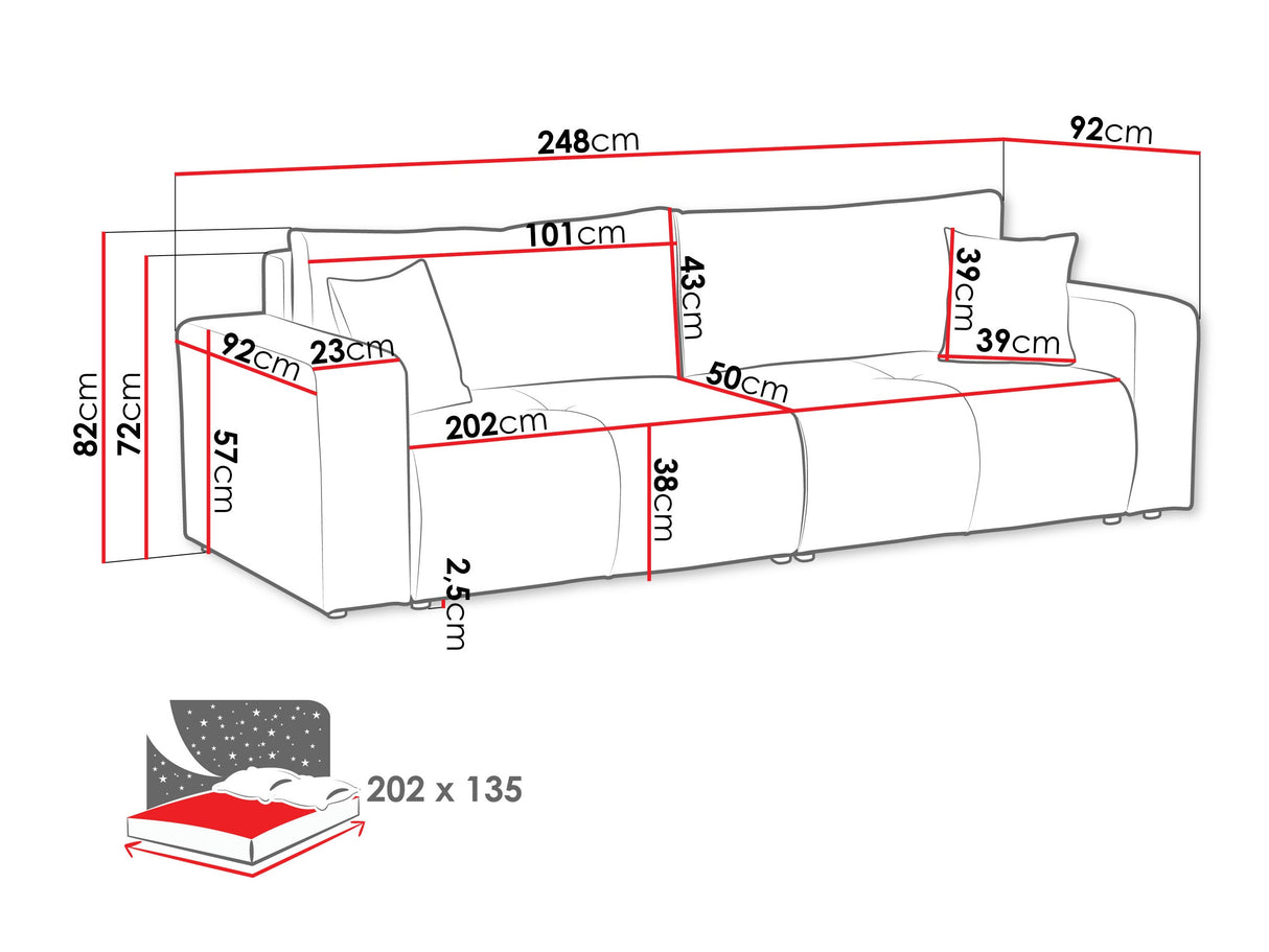 Sofa lova 583971