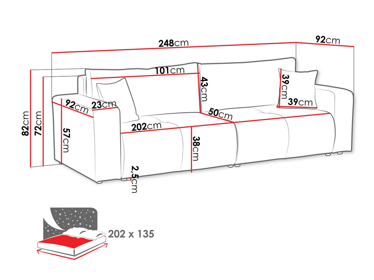 Sofa lova 583971