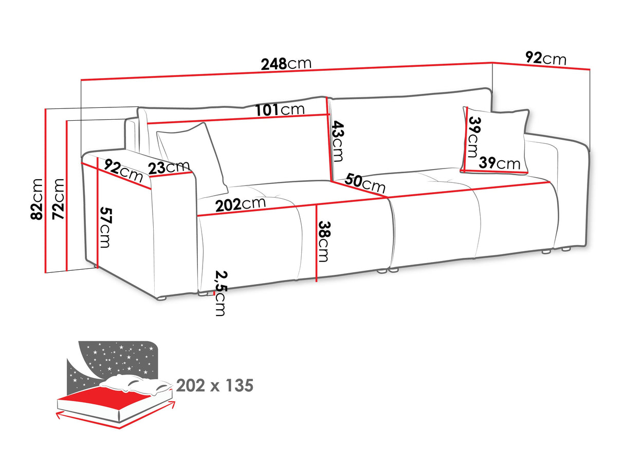 Sofa lova 583971