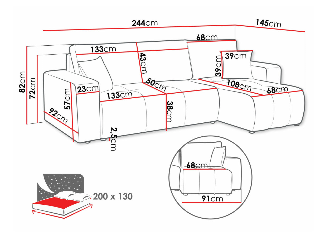 Minkštas kampas 546330