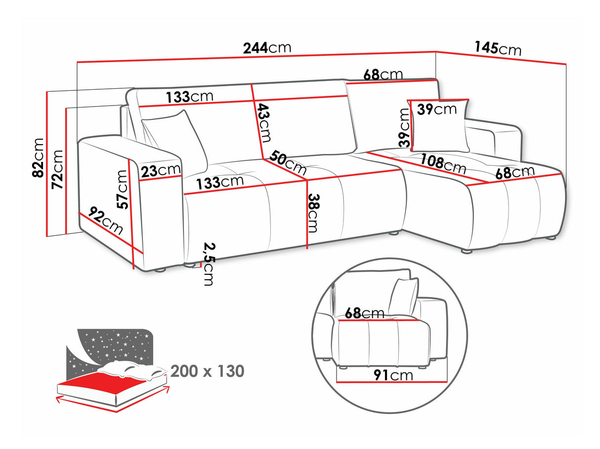 Minkštas kampas 546330