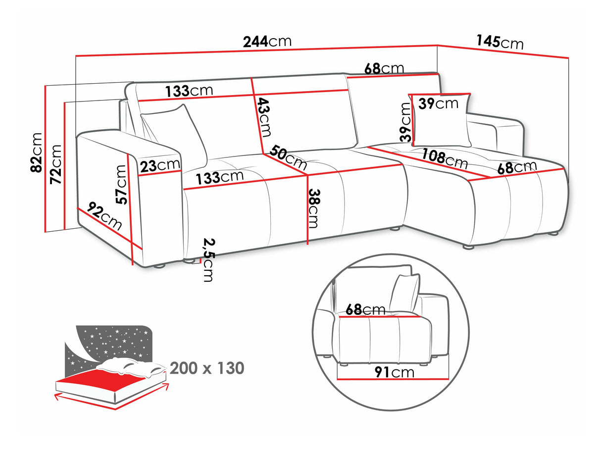Minkštas kampas 546330