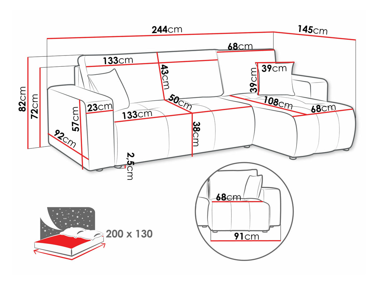 Minkštas kampas 546330
