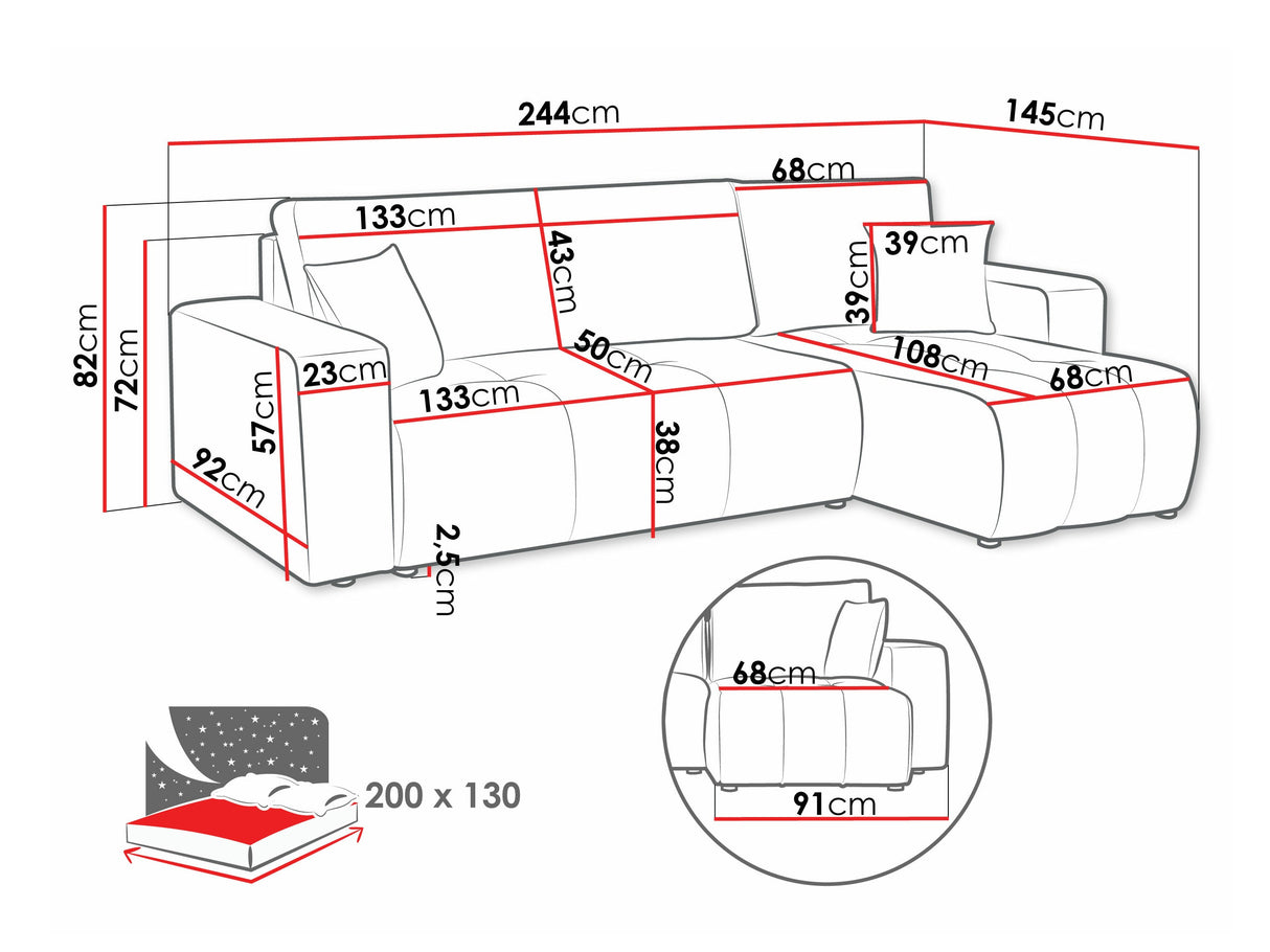 Minkštas kampas 546330