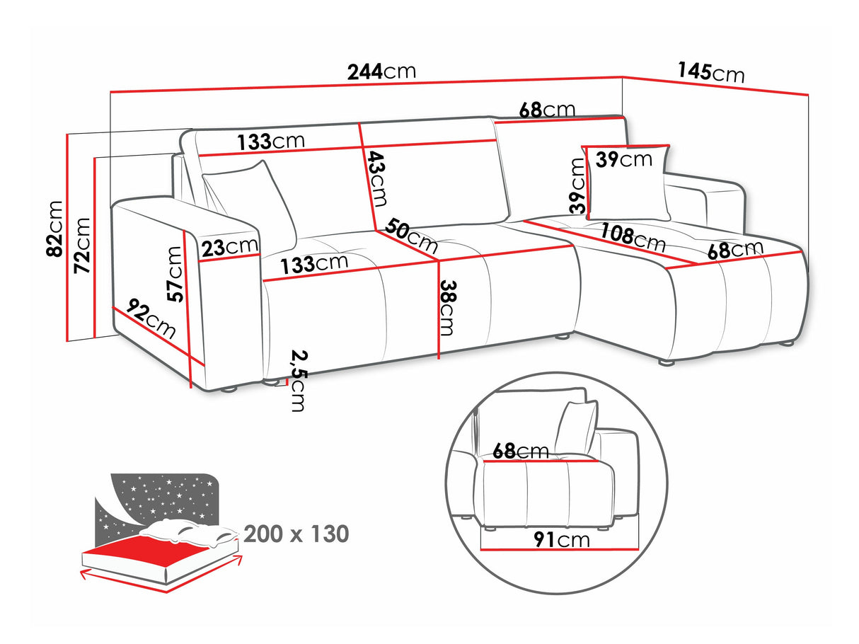 Minkštas kampas 546330
