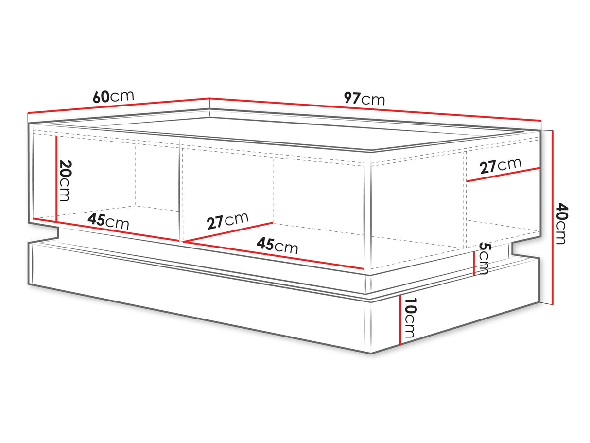 Žurnalinis staliukas 611880