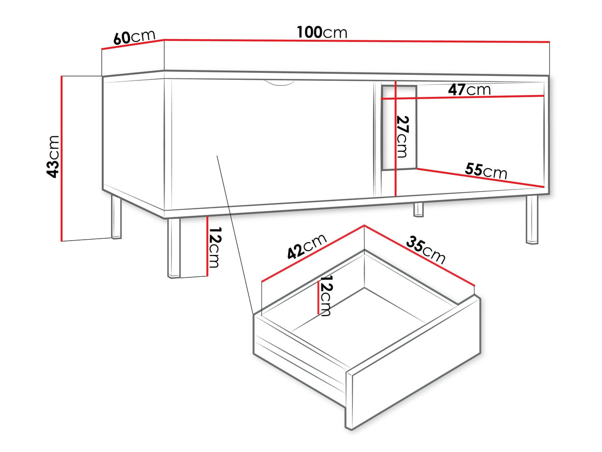 Žurnalinis staliukas 611947